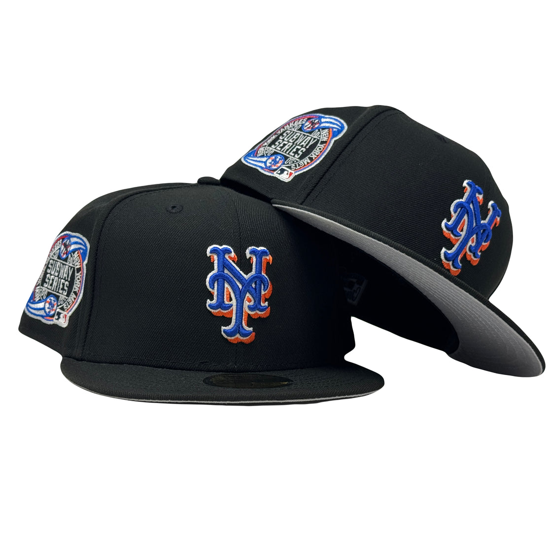 New York Mets Subway Series Black 59Fifty New Era Fitted Hat