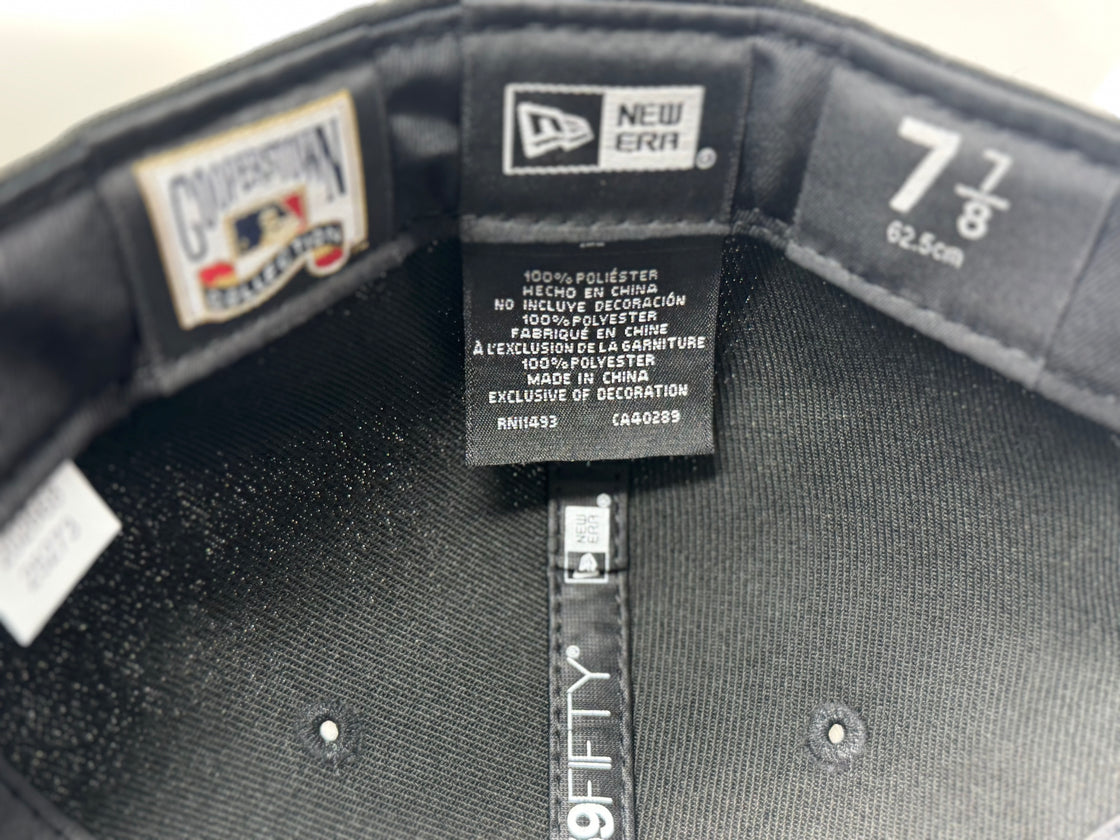 Oakland Athletics Rickey Handerson Field New Era Fitted Hat-Black