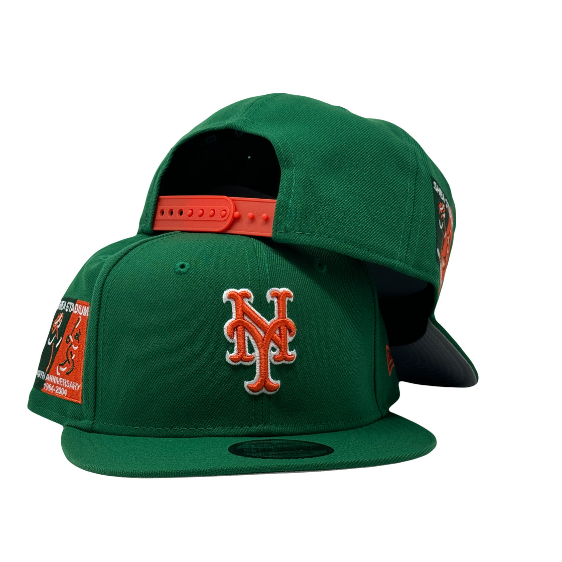 New York Mets 40th Anniversary Shea Stadium Kelly Green 9Fifty New Era Snapback Hat