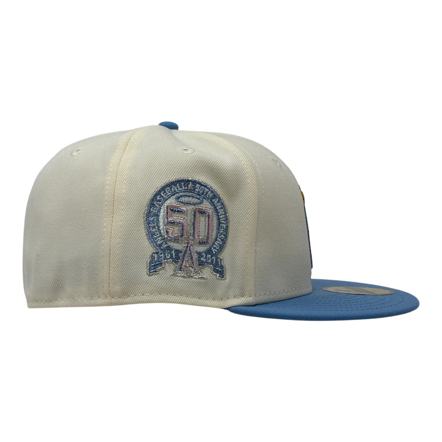 Los Angeles Angels 50th Anniversary New Era Fitted Hat-Cotton Candy