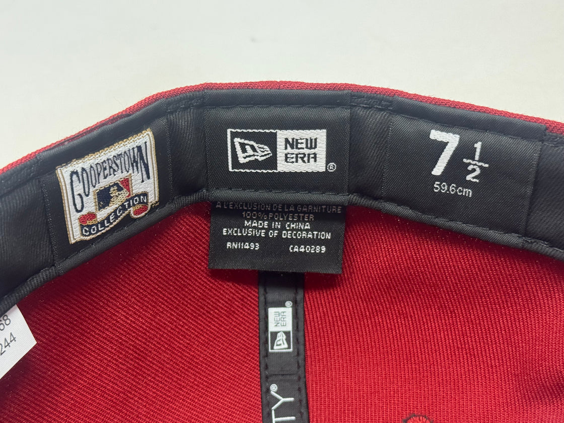 Houston Astros Brick Red 2005 World Series Pink Brim New Era Fitted Hat