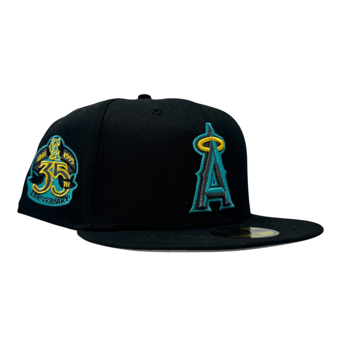 Los Angeles Angels 35th Anniversary Fitted Hats to Match Gamma 11
