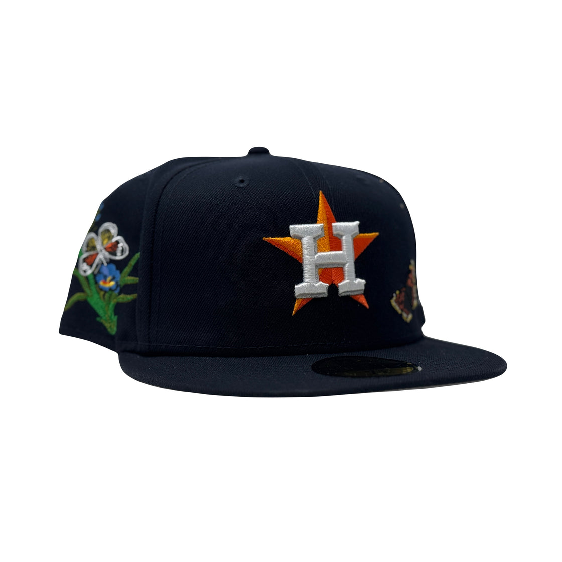 Houston Astros Butterfly Garden New Era Fitted Hats-Sports World NY