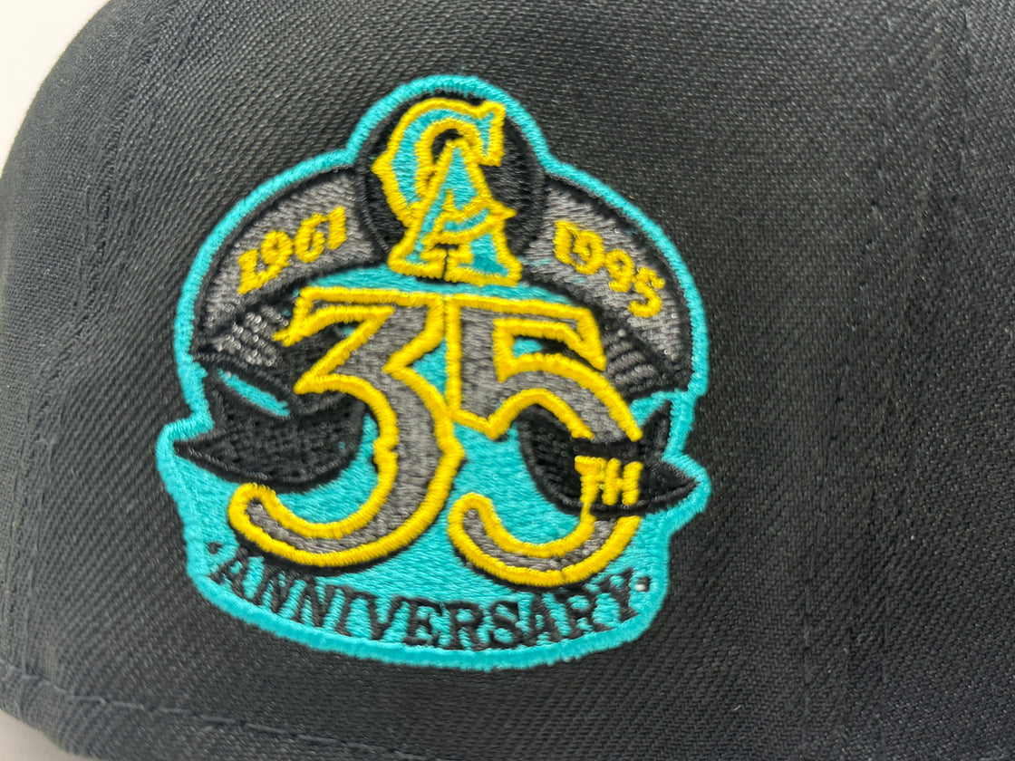 Los Angeles Angels 35th Anniversary Fitted Hats to Match Gamma 11