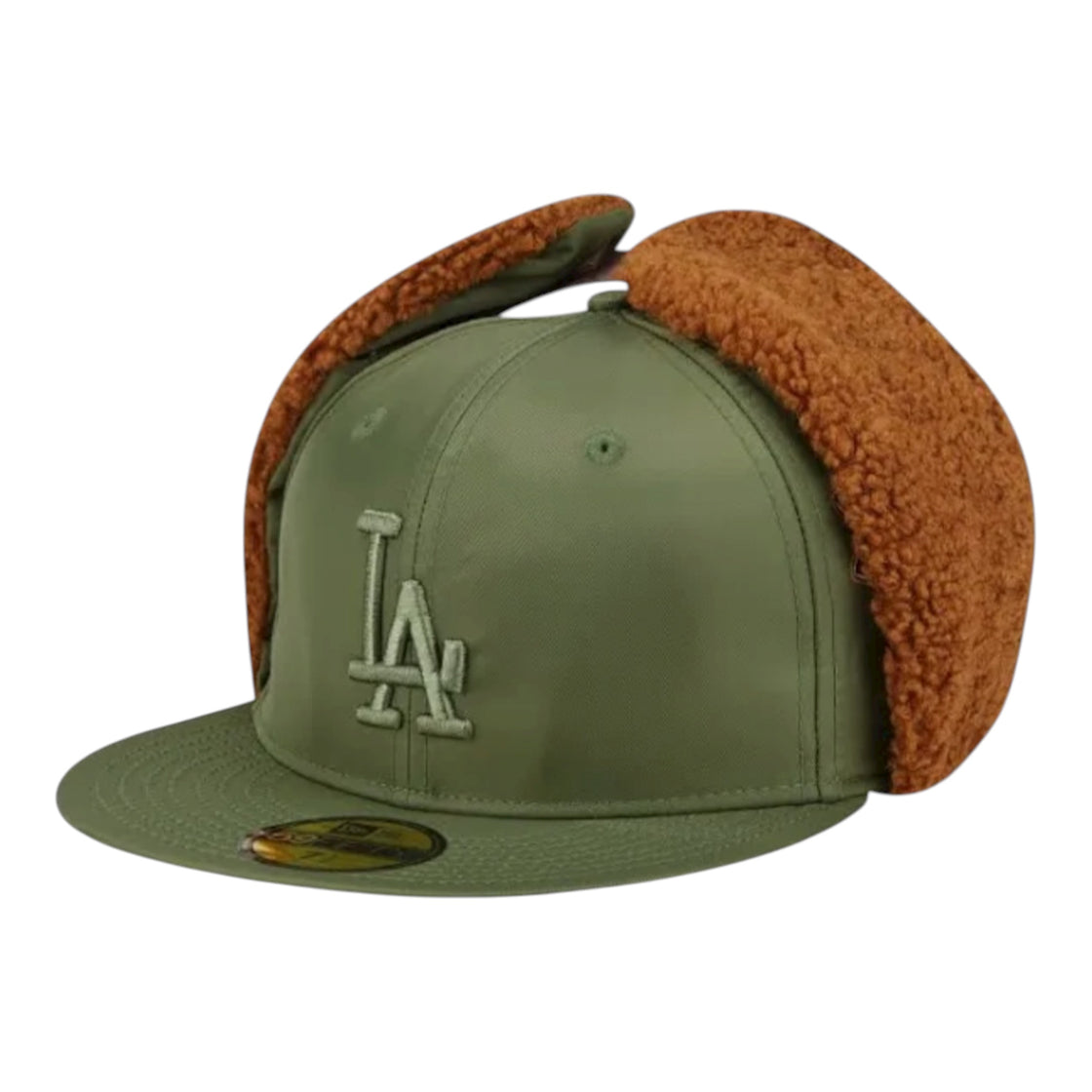 Los Angeles Dodgers Alpha Industries Olive Green Dog Ear 59FIFTY Fitted