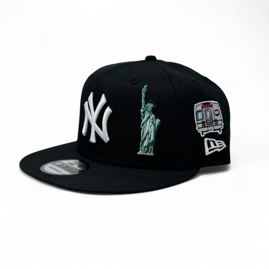 New York Yankees City Transit Black New Era Snapback Hats