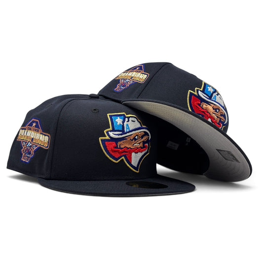 Amarillo Sod Poodles New Era 59FIFTY Fitted Hat - Navy