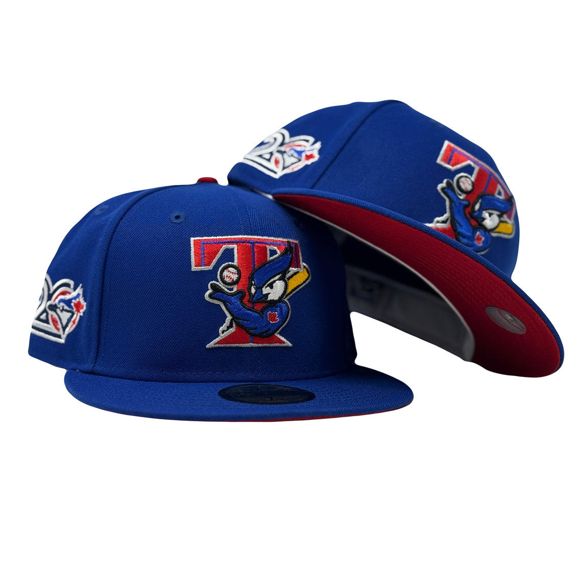 Toronto Blue Jays 20th Anniversary Light Royal Blue Fitted Hats