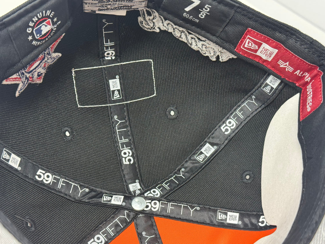 Atlanta Braves New Era X  Alpha Industries Black 59FIFTY Fitted Black