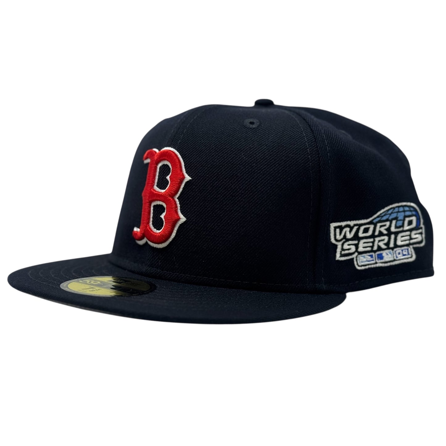 Boston Red Sox 2004 World Series Gray Brim New Era Fitted Hat