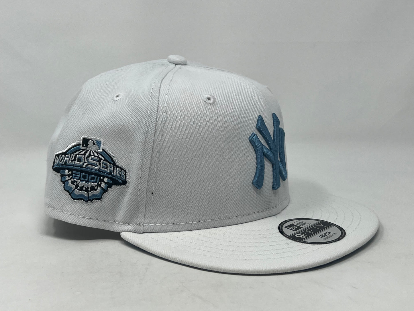 New York Yankees 2001 World Series White Kids New Era Snapback Hat