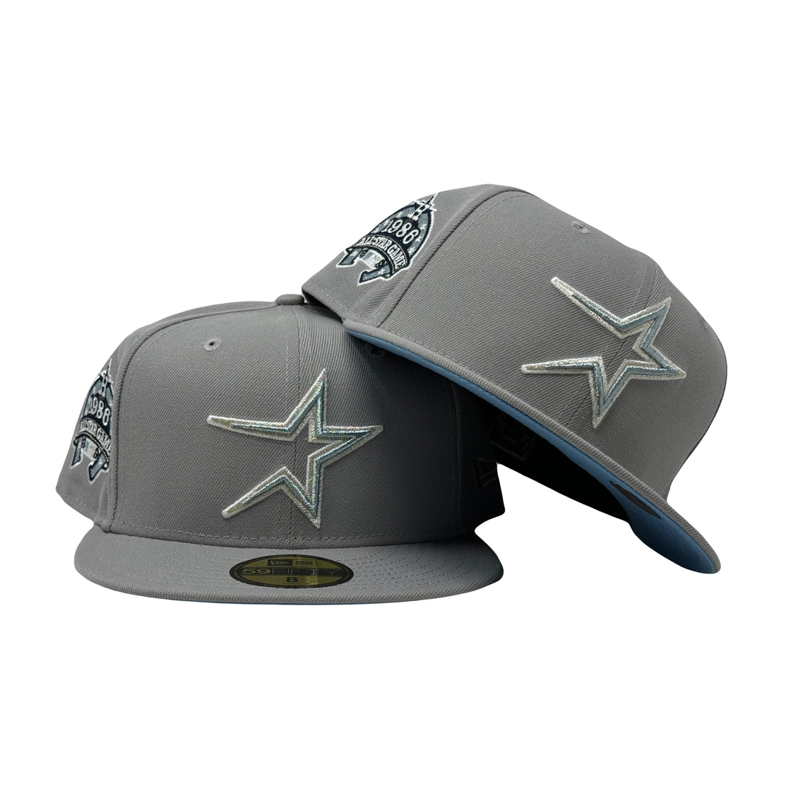 Houston Astros 1986 All Star Game Gray 59Fifty New Era Fitted Hat