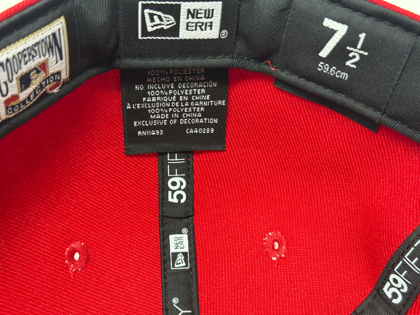 Detroit Tigers 2005 All Star Game Sliding Kitty New Era Fitted Hat-Red
