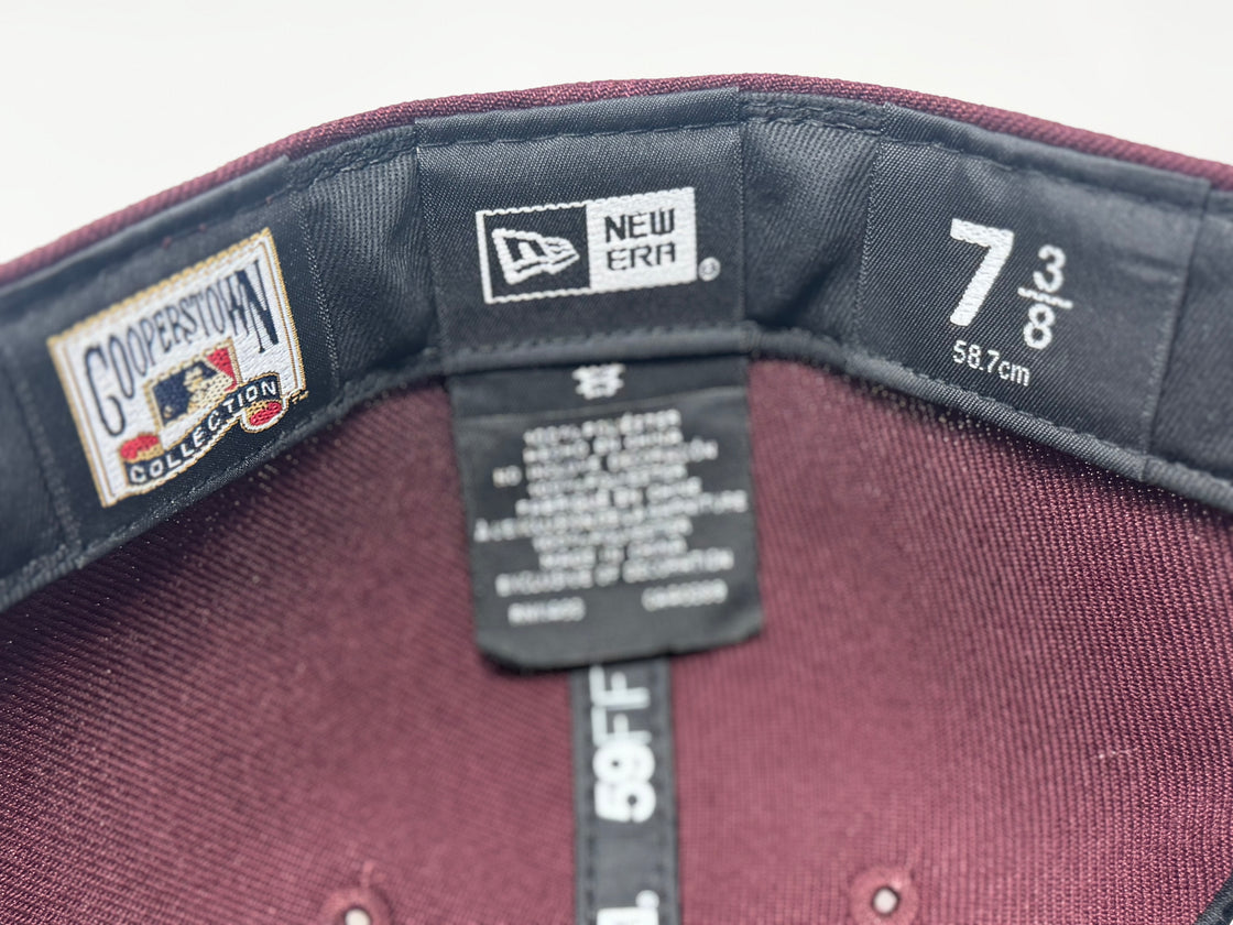 New York Yankees Subway Series Maroon New Era Fitted Hats