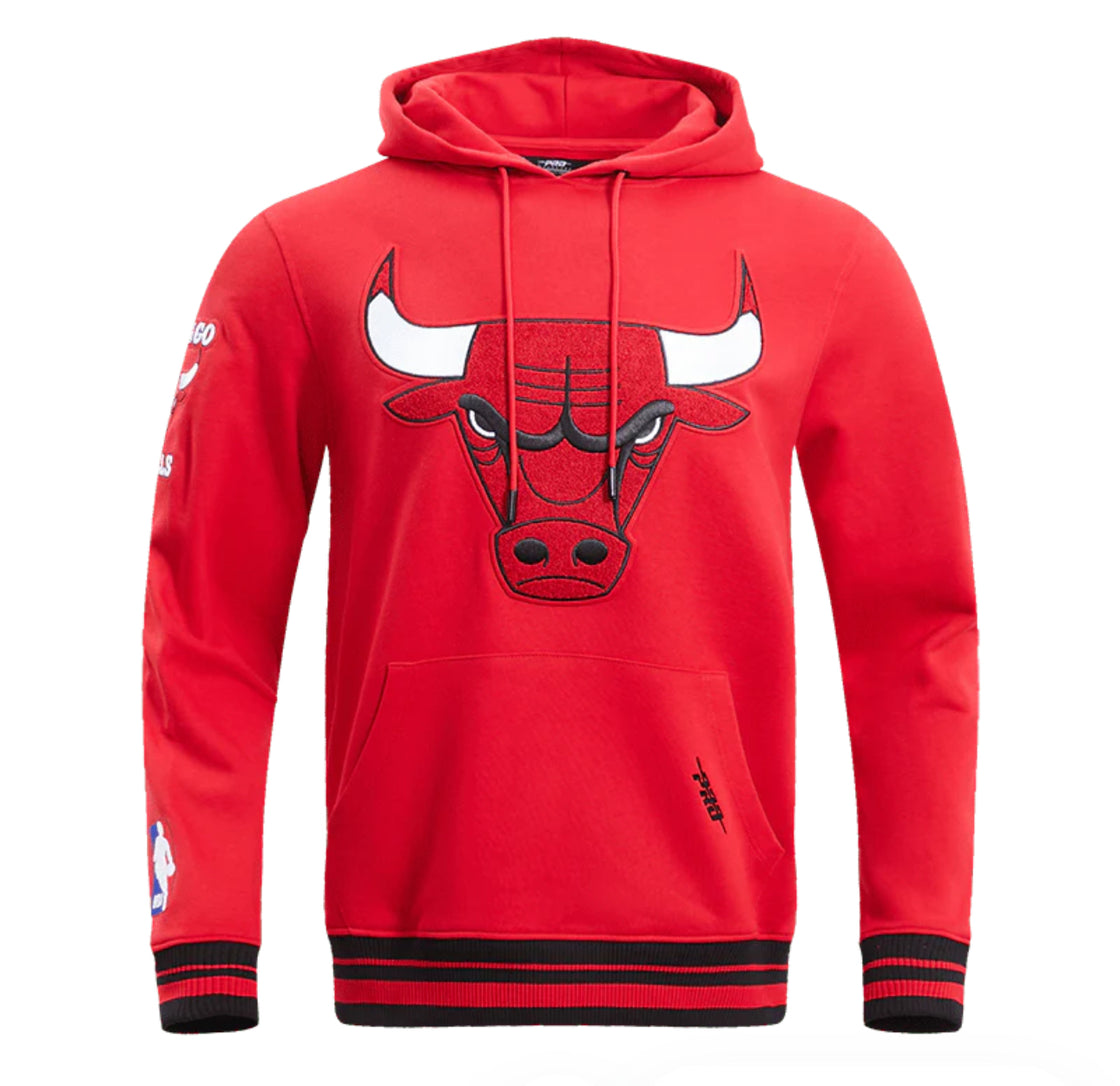 Men's Chicago Bulls Pro Standard Red Retro Classic Pullover Hoodie