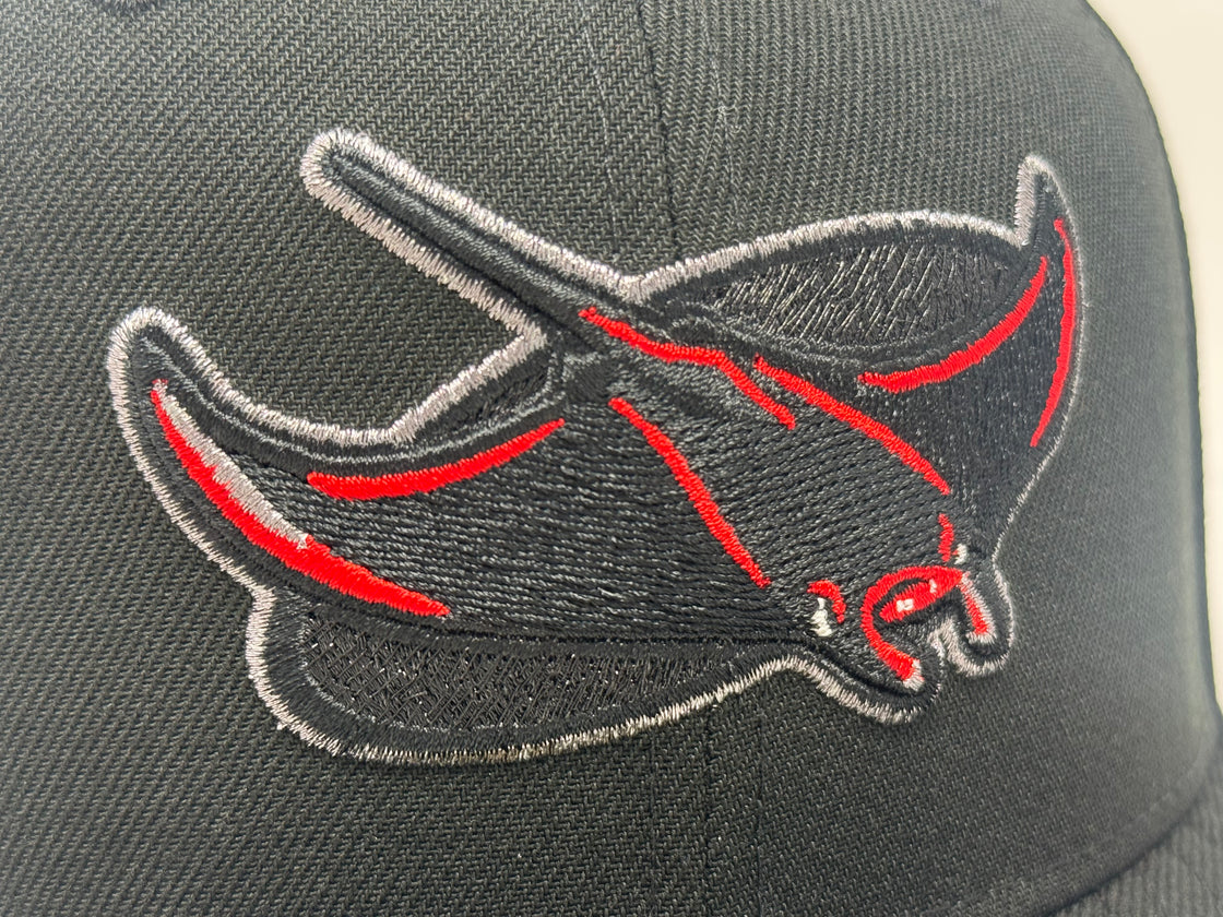 Tampa Bay Devil Rays Tropicana Field Red Brim Fitted Hats