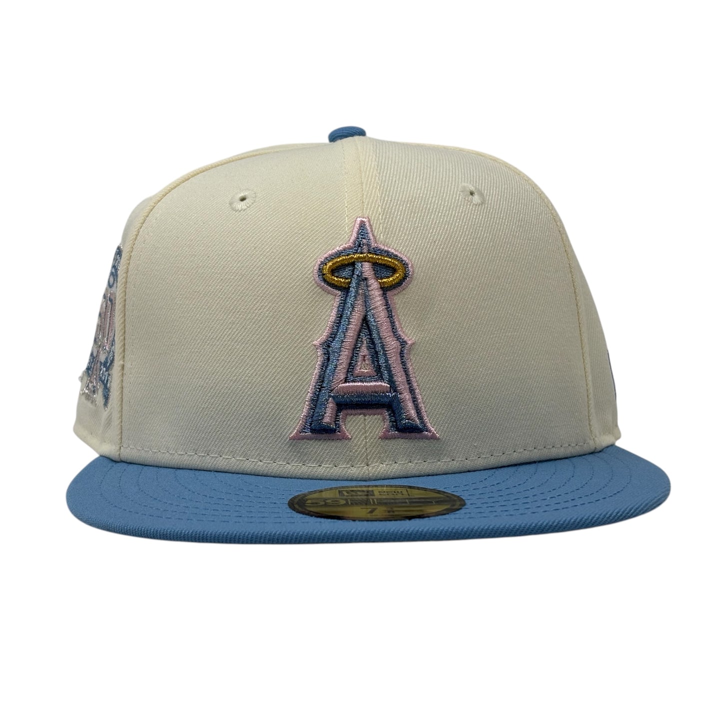 Los Angeles Angels 50th Anniversary New Era Fitted Hat-Cotton Candy