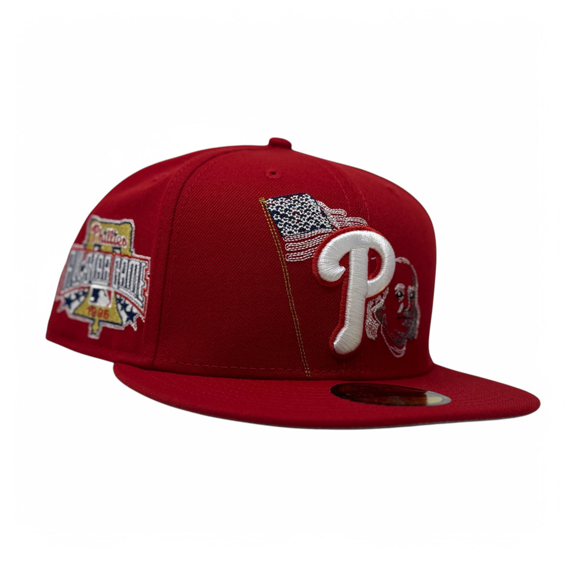 Philadelphia Phillies 1996 All Star Game State Stitch Fitted Hats