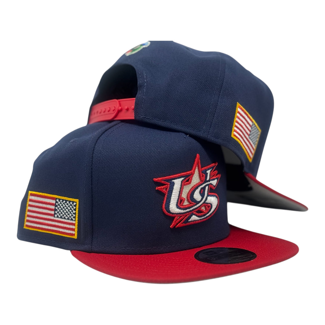 USA 2026 World Baseball Classic Navy Red 9FIFTY A-Frame Snapback