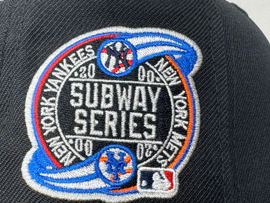 New York Mets Subway Series On-Field Black Royal Blue 59Fifty New Era Fitted Hat