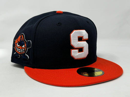 Syracuse Orange 59FIFTY Navy Orange New Era Fitted Hat