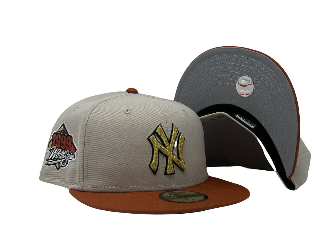 Stone Rust New York Yankees 1999 world series New Era Fitted Hat