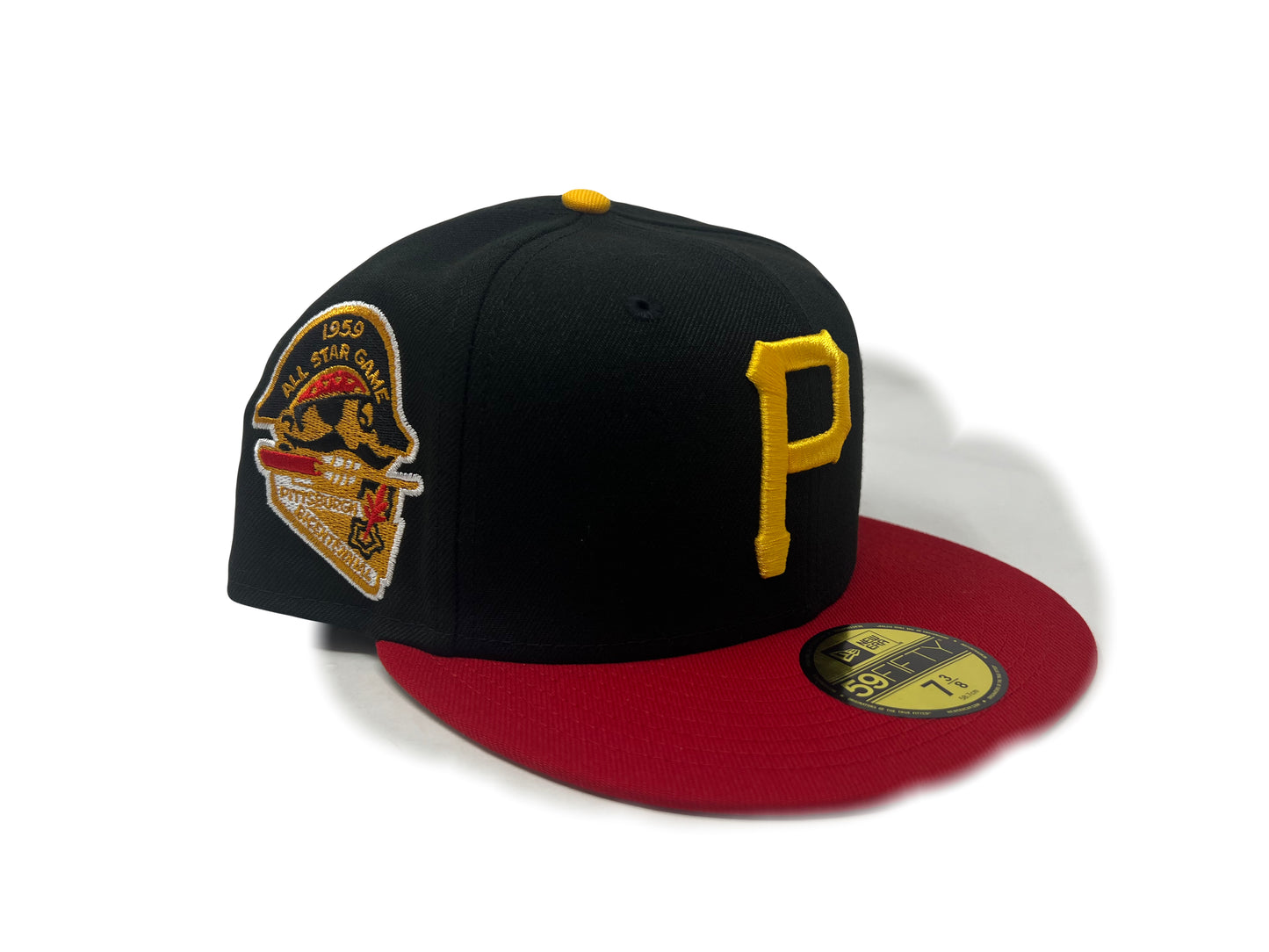 Black Red Pittsburgh Pirates 1959 All Star Game New Era Fitted Hat