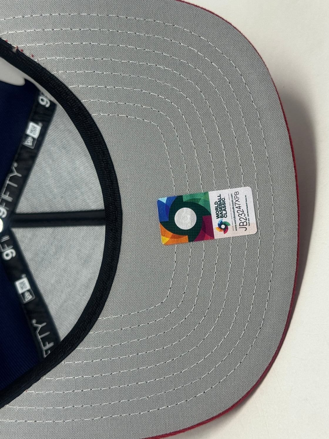 USA 2026 World Baseball Classic Navy Red 9FIFTY A-Frame Snapback