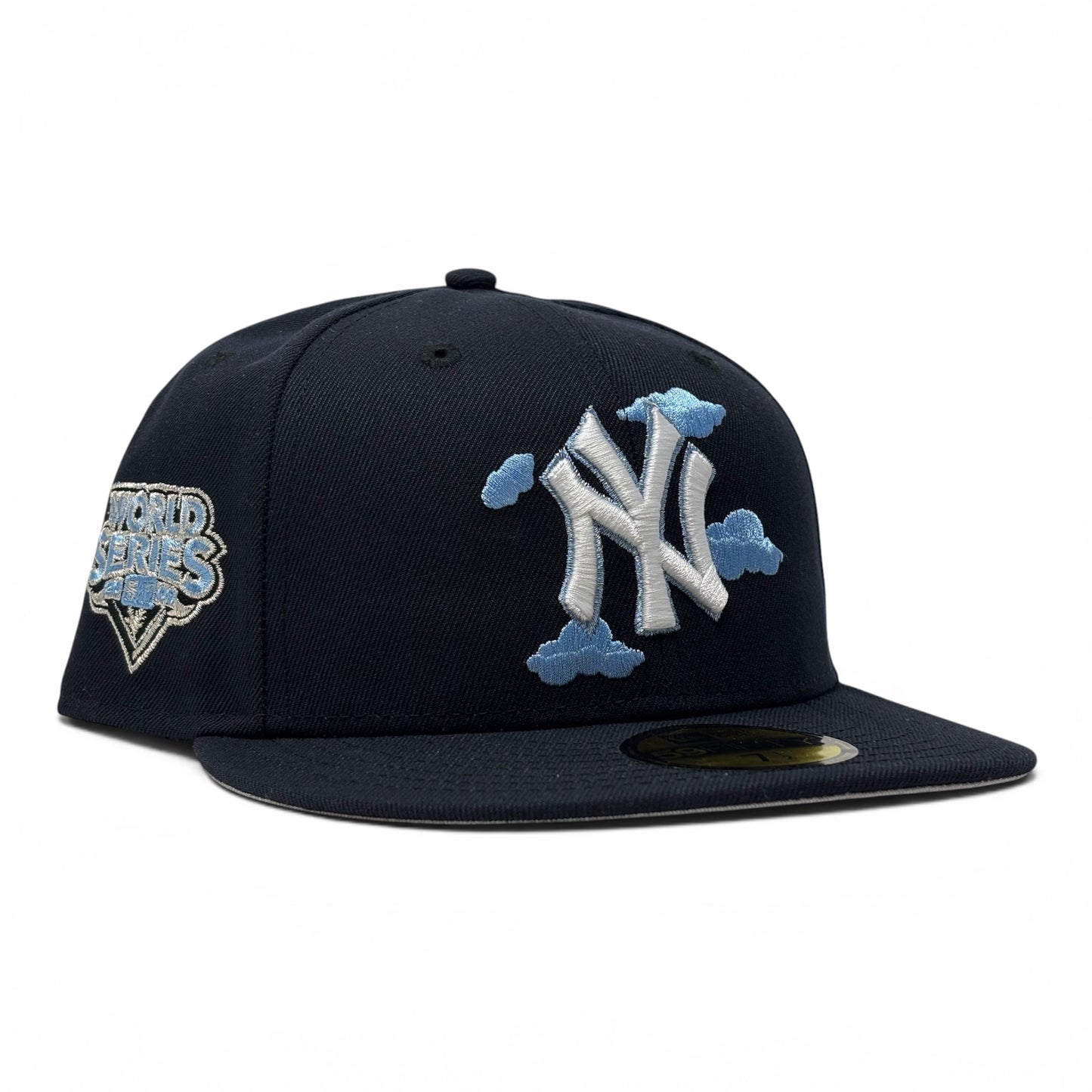 New York Yankees 2009 World Series "Cloud Pack" Fitted Hats-Navy