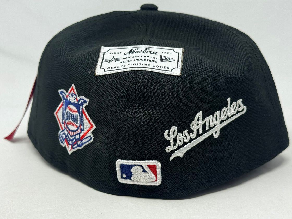 Los Angeles Dodgers  New Era X  Alpha Industries Black 59FIFTY Fitted