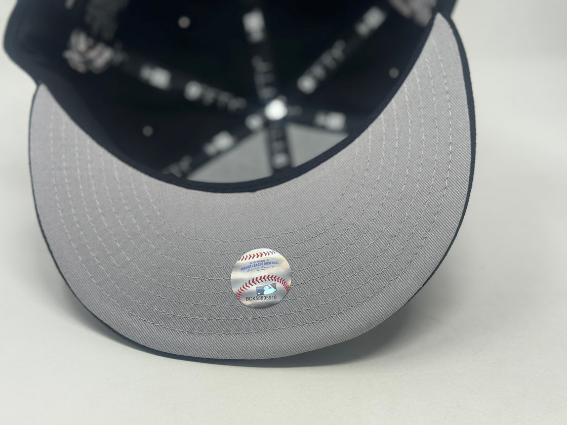 Chicago White Sox 3X Champions Multi Logo Snapback Hats-Black