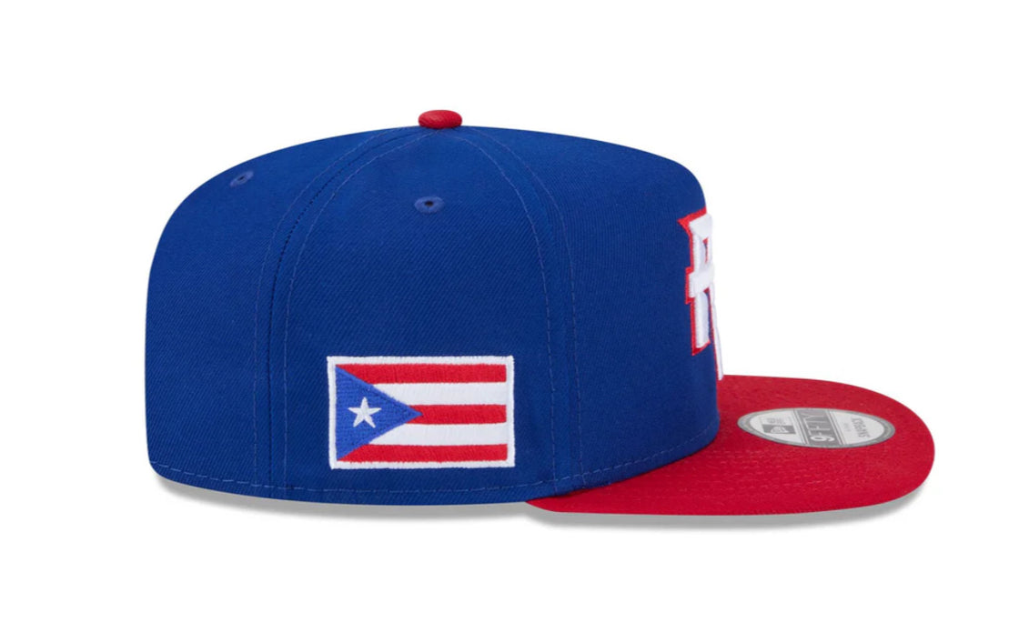 Puerto Rico 2026 World Baseball Classic 9FIFTY A-Frame Snapback Hat