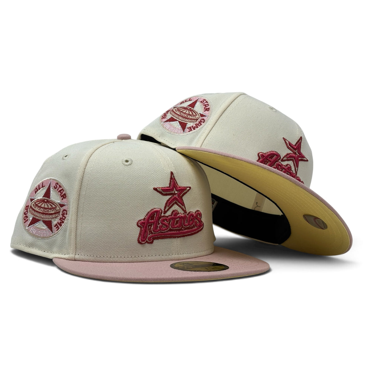 Houston Astros 1986 All Star Game 59Fifty New Era Fitted Hat-Pink