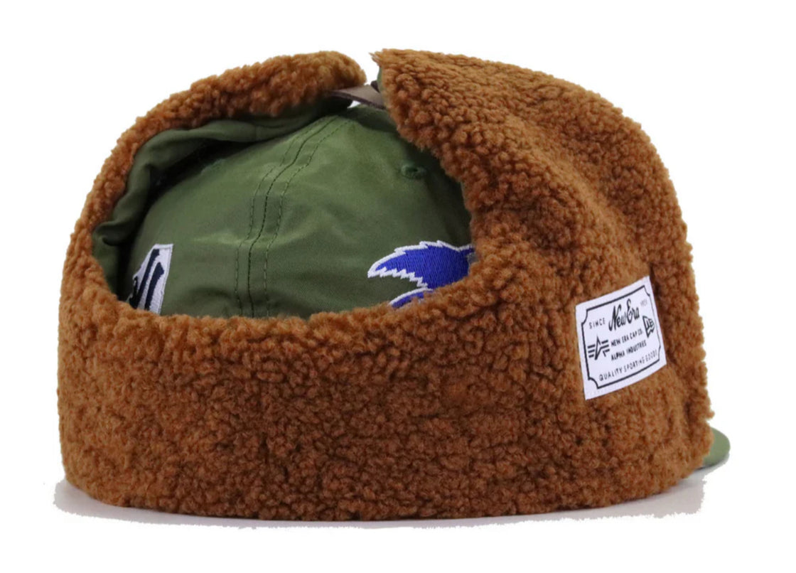 New York Yankees Alpha Industries Olive Green Dog Ear 59FIFTY Fitted