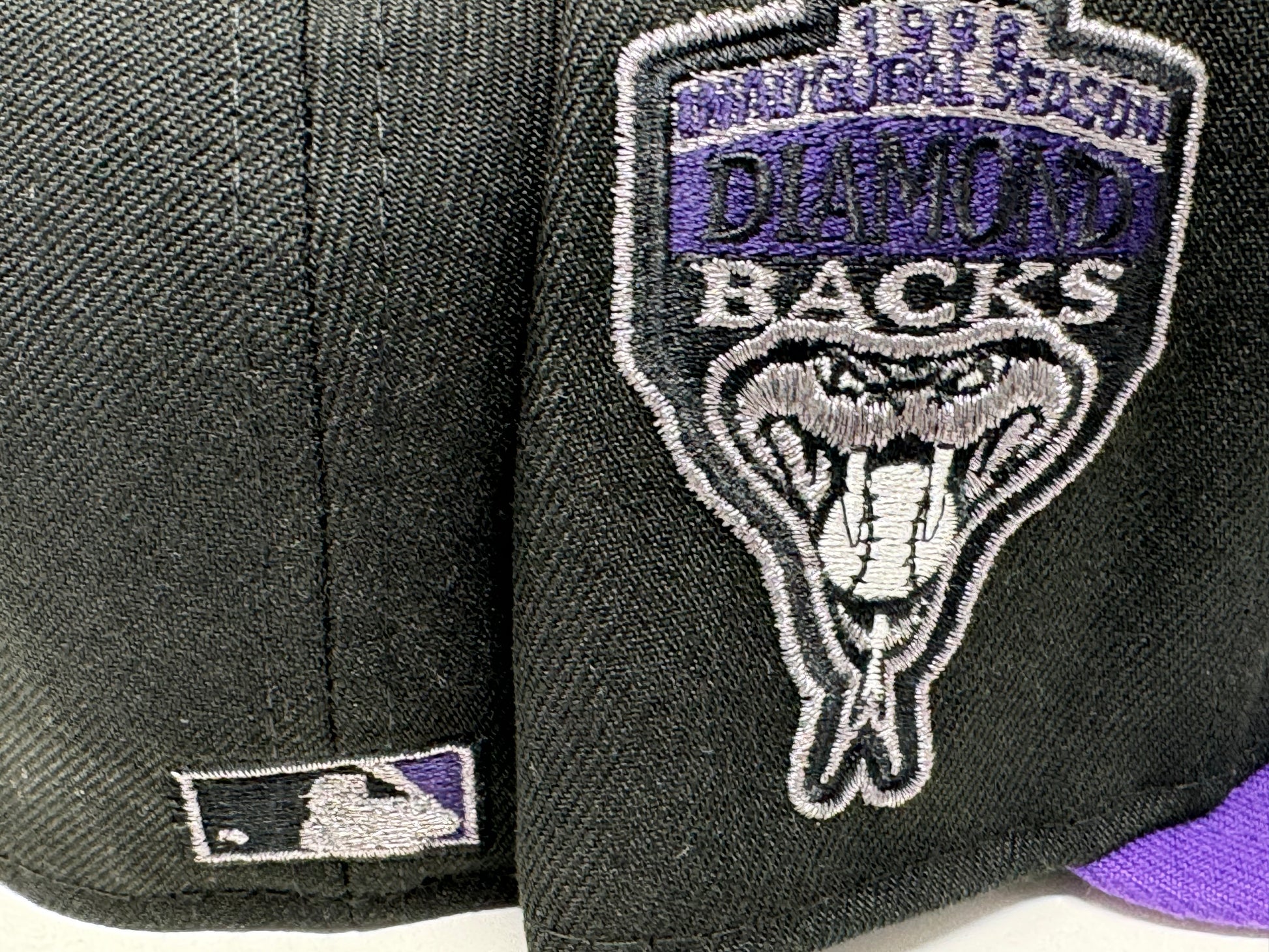 Arizona Diamondbacks 1998 Inaugural Season Eggplant collection 5950 New Era Fitted Hat