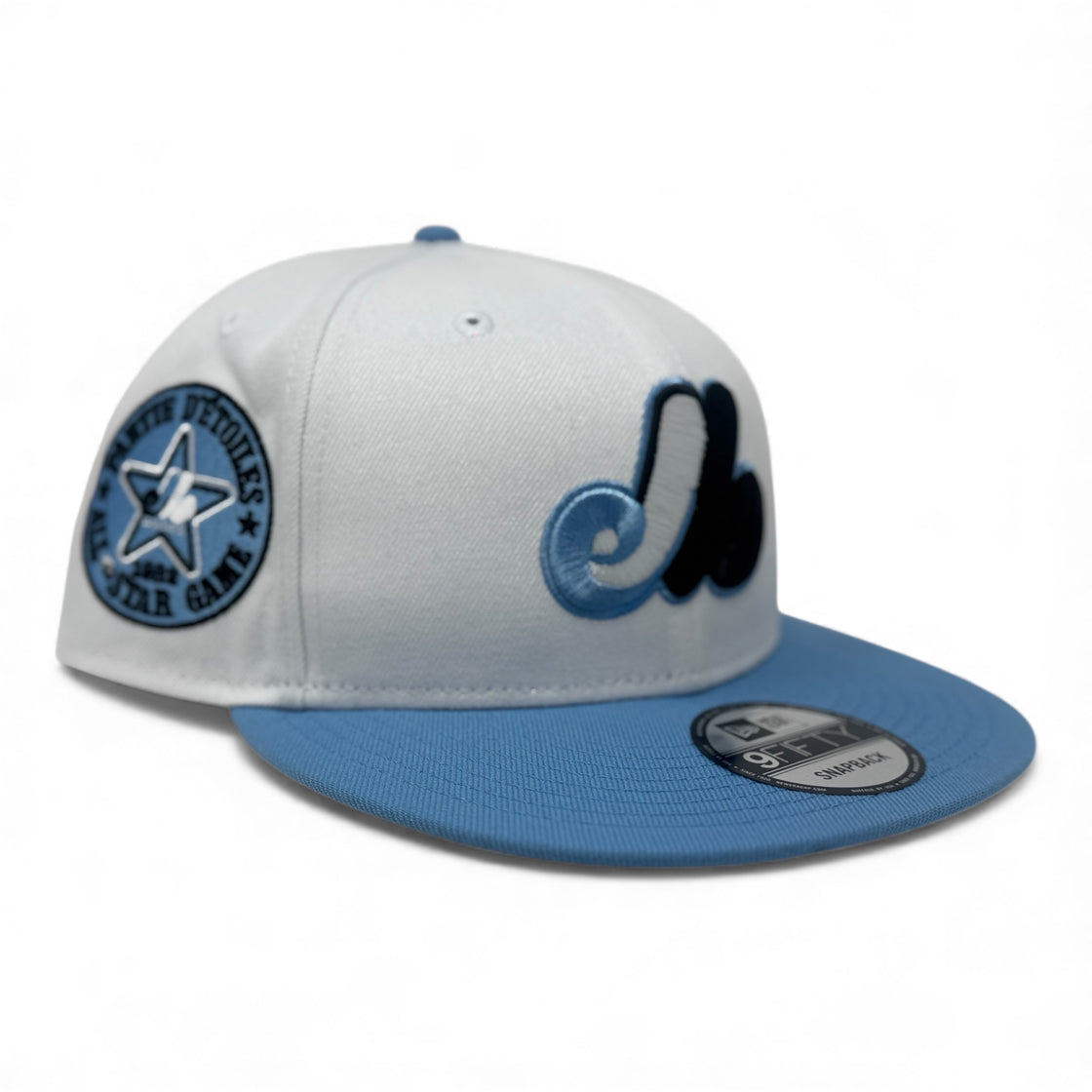 Montreal Expos 1982 All Star Game New Era Snapback Hat-White Sky