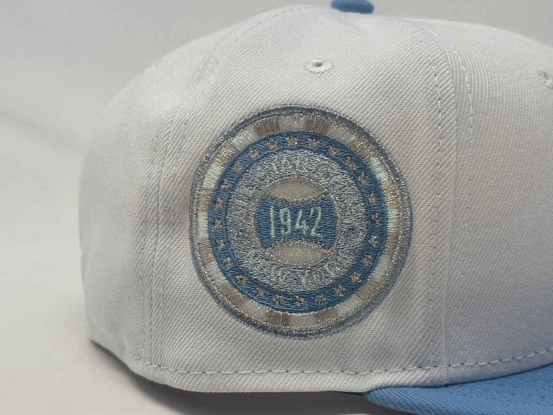 Detroit Tigers 1942 All Star Game New Era Fitted Hat-White Sky Blue