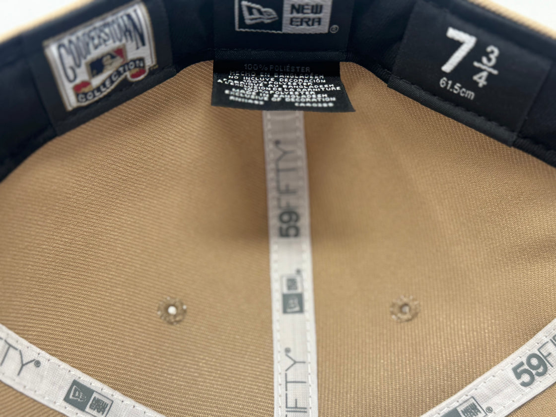 Los Angeles Angels 35th Anniversary Fitted Hat - Tan Olive