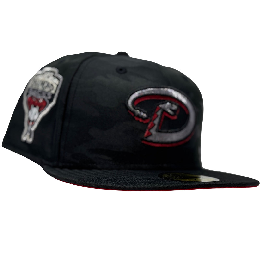 Arizona Diamondbacks 1998 Inaugural Season Black Camo Fitted Hat