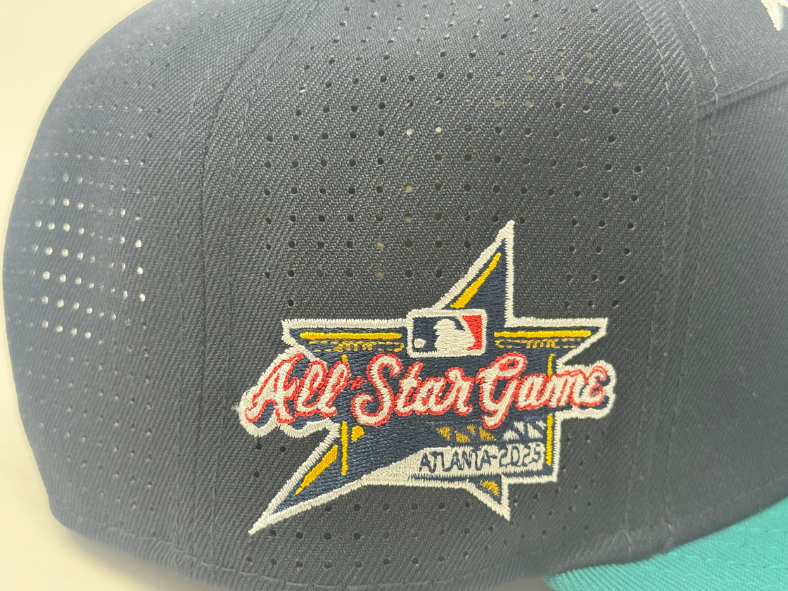 Seattle Mariners 2025 All Star Game Split Panel on Field Snapback Hats