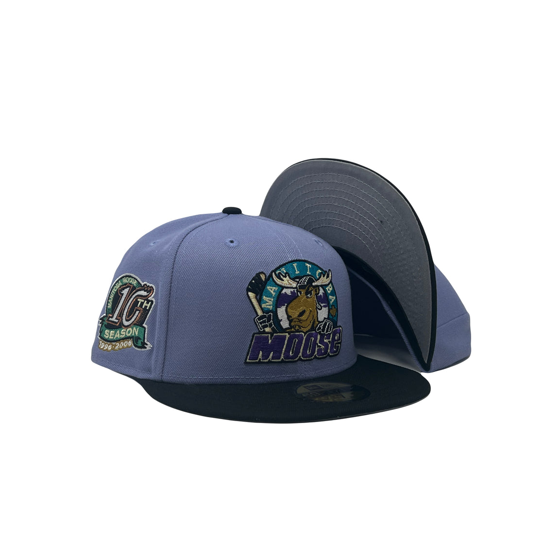 Manitoba Moose 10th Anniversary American Hockey League 5950 New Era Fitted Hat