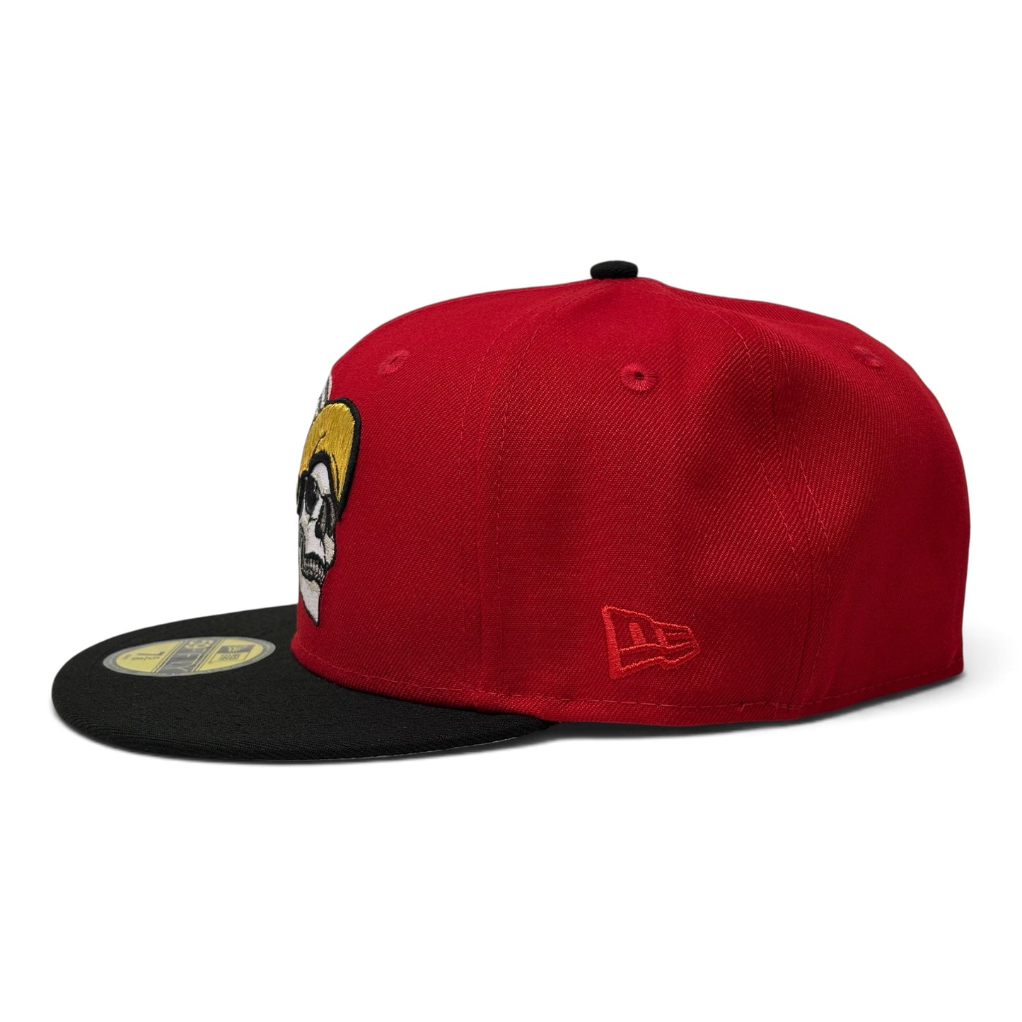 Aztec Skull Warriors New Era Fitted Hat-Black