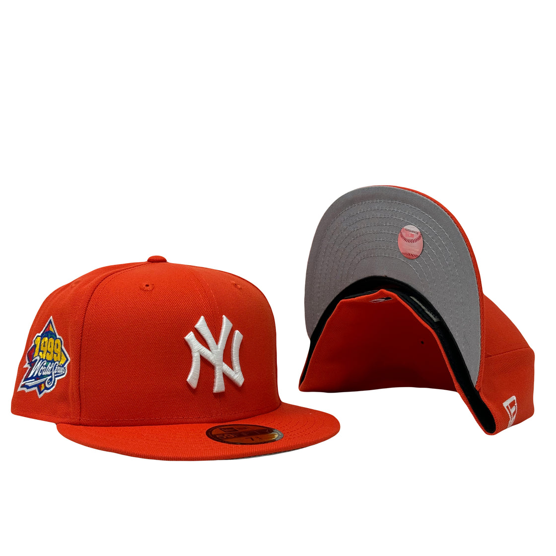 New York Yankees 1999 World Series Orange 5950 New Era Fitted Hat
