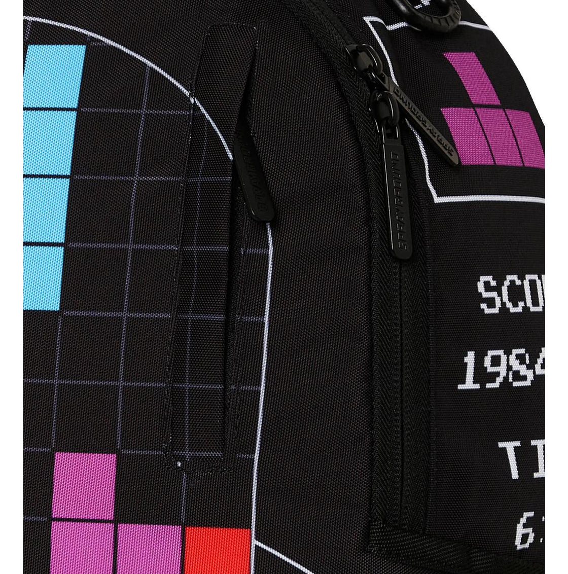 Tetris With Diablo And Money Bear Backpack