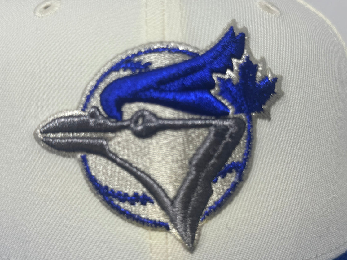 Toronto Blue Jays 1993 World Series Chrome Light Royal Visor Fitted Hats