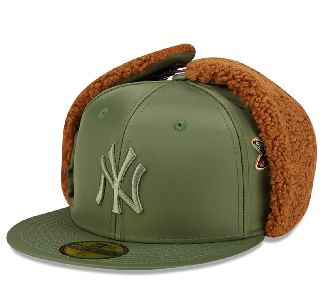 New York Yankees Alpha Industries Olive Green Dog Ear 59FIFTY Fitted