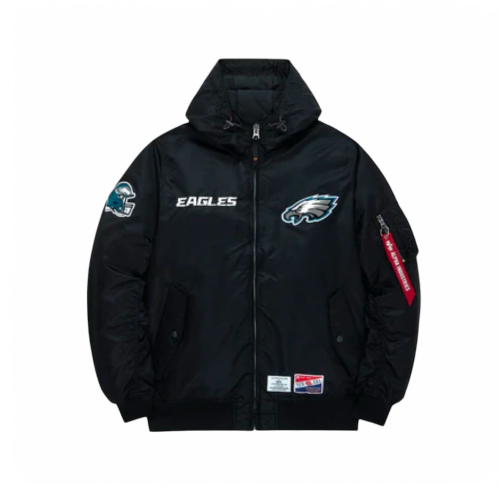 Philadelphia Eagles X Alpha X New Era L-2B Bomber Jacket