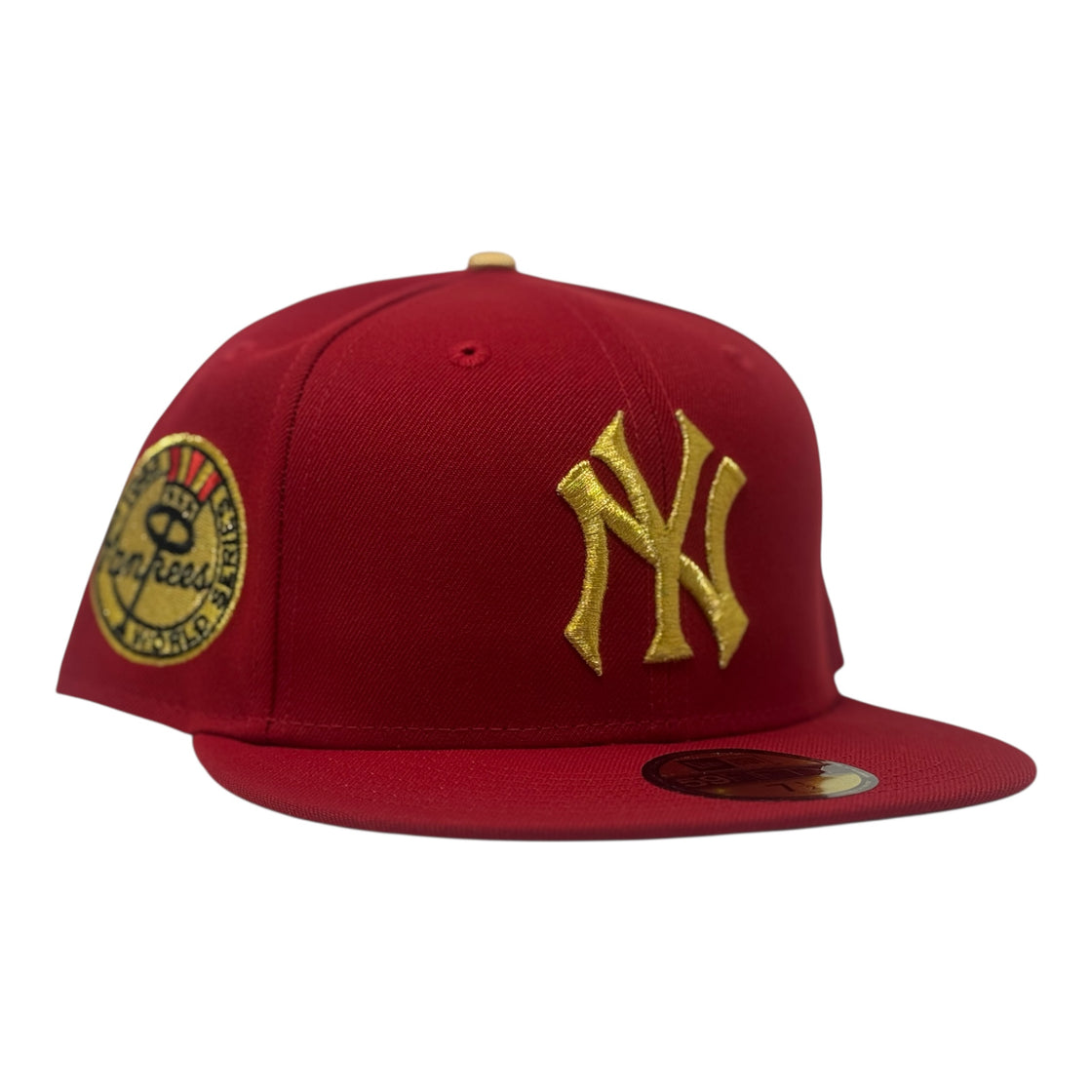 New York Yankees 1962 World Series Fitted Hat-Red