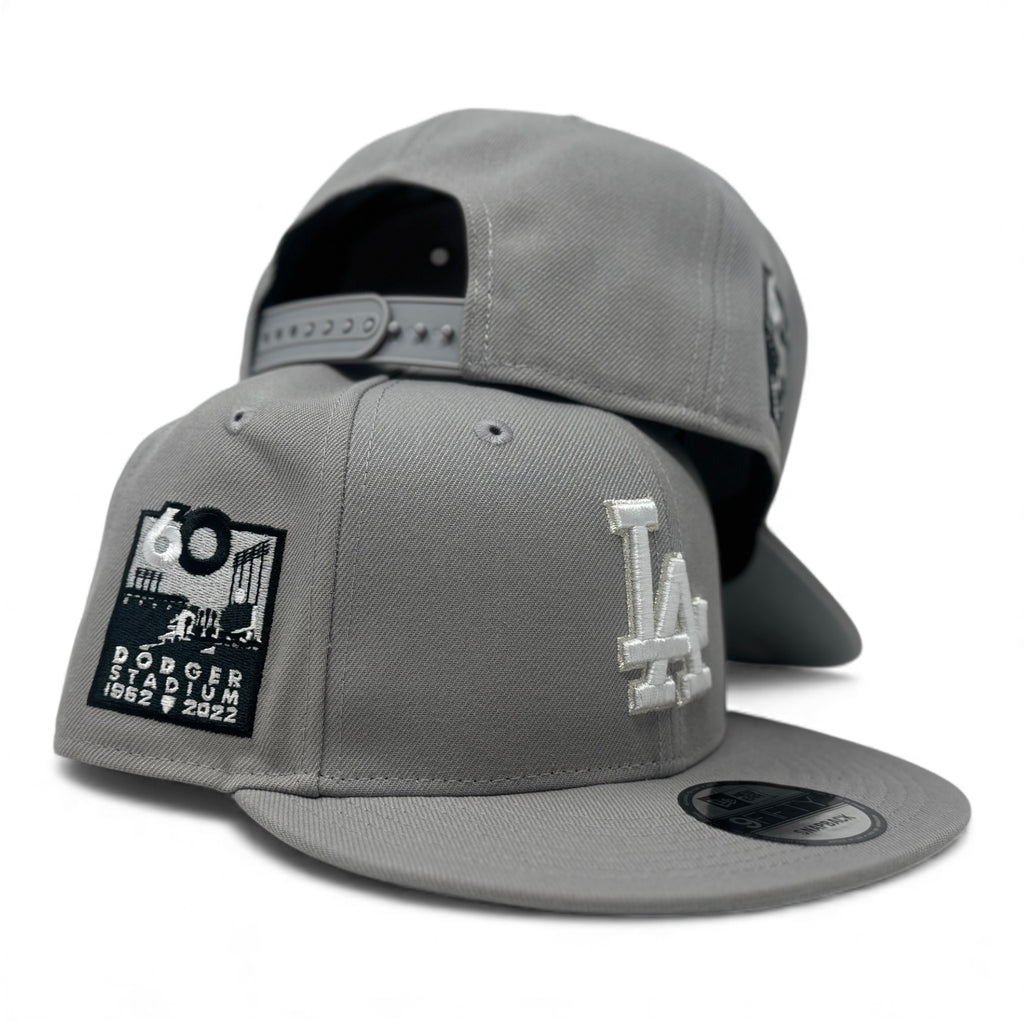 Los Angeles Dodgers 60th Anniversary Snapback Hat-Gray