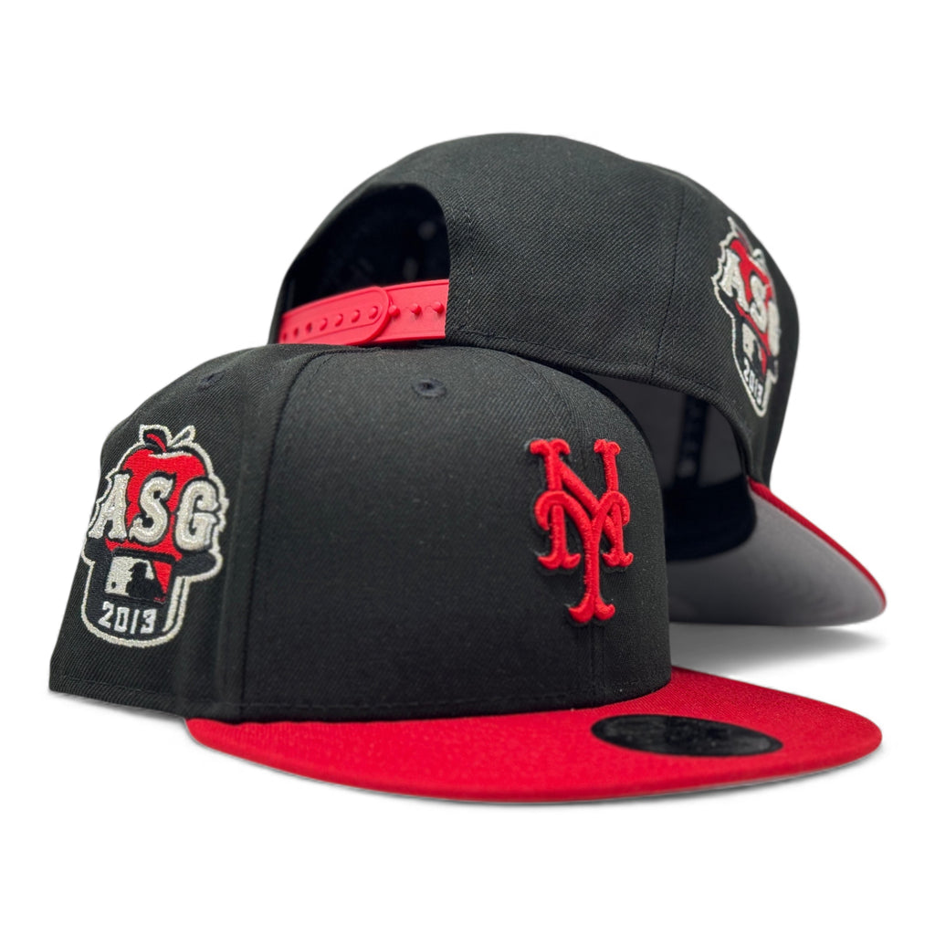 New York Mets 2013 All Star Game Black/Red brim Snapback Hats